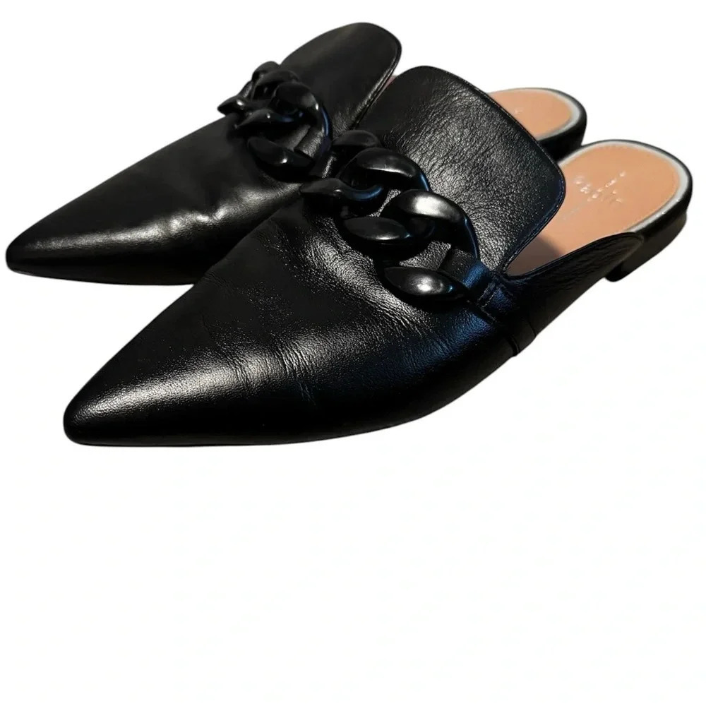 Linea Paolo ADORA Resin Chain Keeper Mules Size 9M